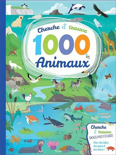 1000 animaux imagier bandeau