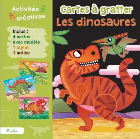 Cartes à gratter dino